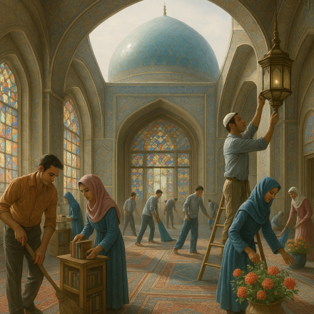 ساخت یک مسجد جوانمحور ساخت یک مسجد جوانمحور